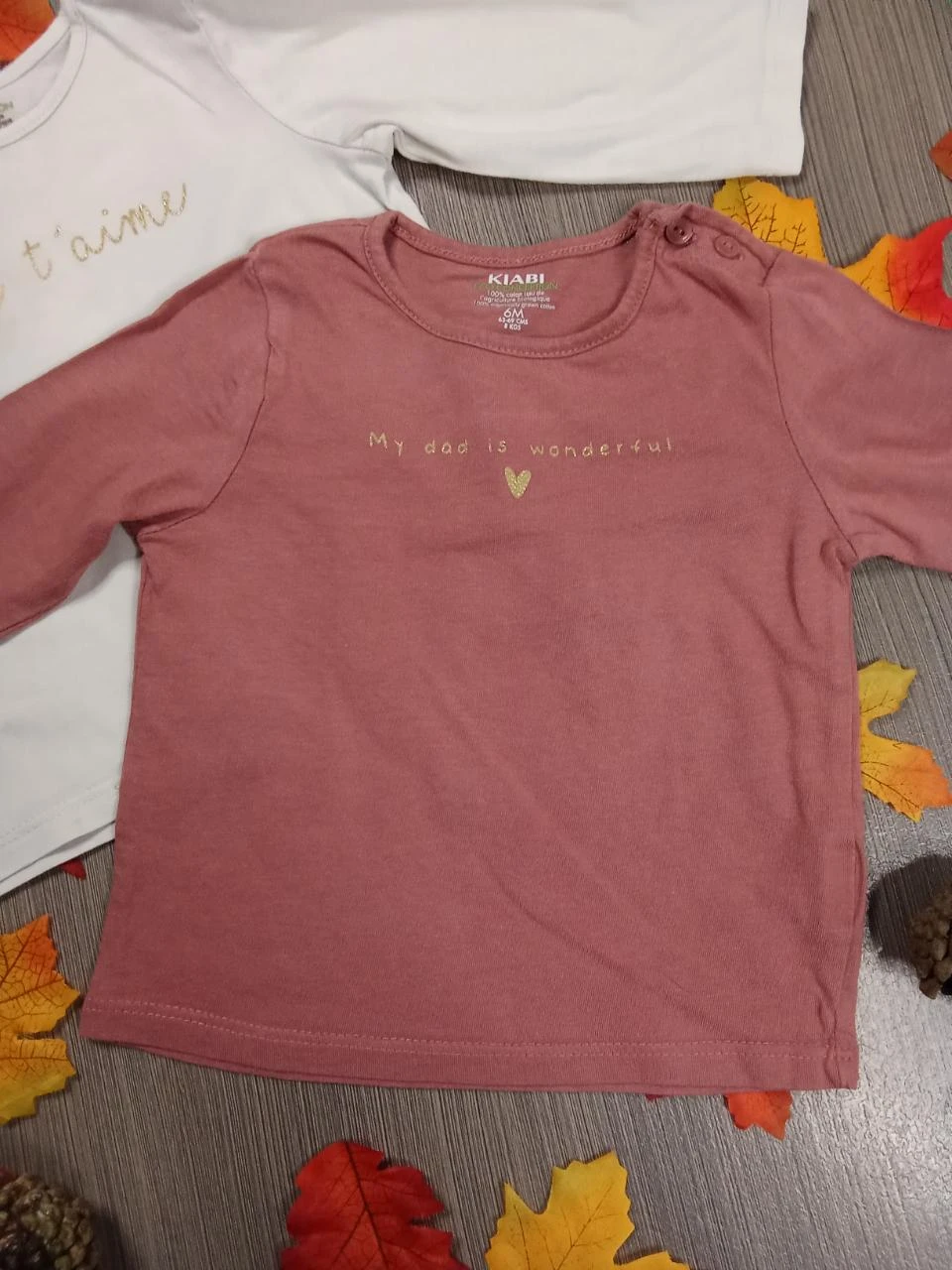 Lote de 3 camisetas de manga larga de 6 meses – photo 13